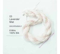 Шёлковое мулине Dinky-Dyes S-003 Lavender Mist